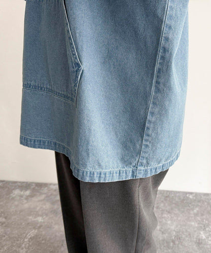 牛仔風格防風外套