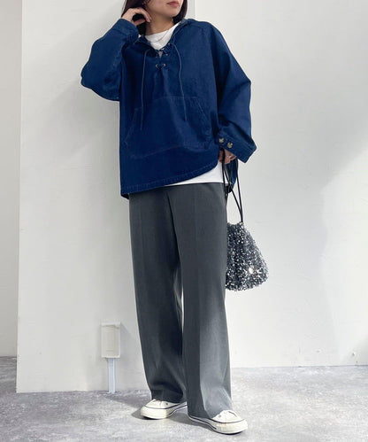 牛仔風格防風外套
