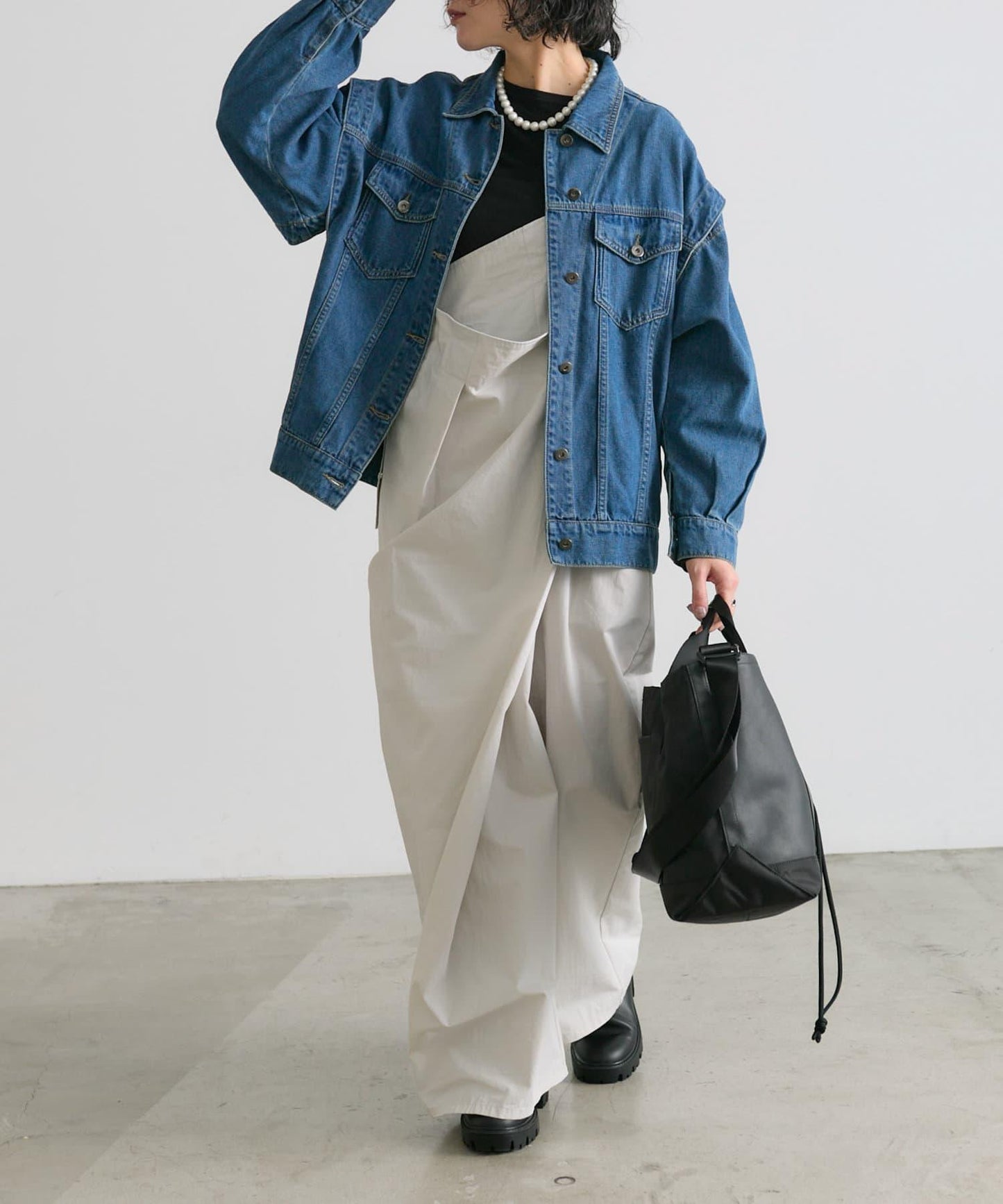 《防水/A4尺寸適用/男女通用》【麻布戶外×耳朵】大號手提包