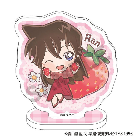 《名偵探柯南》_亞克力展示架 毛利蘭 卡拉貝可 草莓採摘