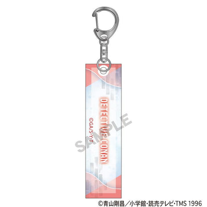 《名偵探柯南》亞克力杆式鑰匙扣 江戶川柯南 富麗雪花