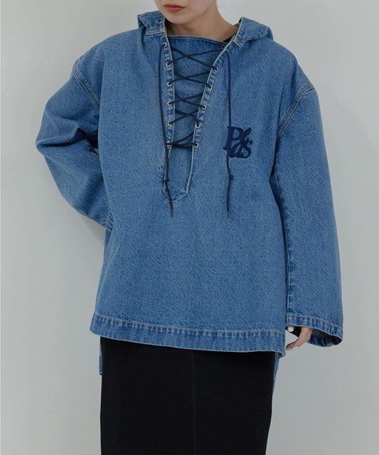 【PEAS】牛仔連帽衛衣