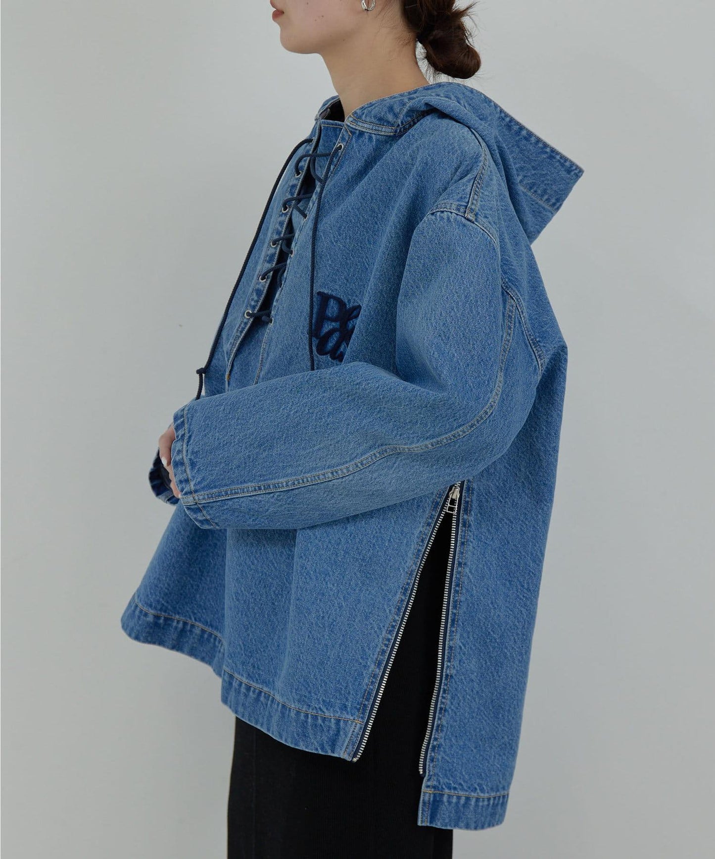 【PEAS】牛仔連帽衛衣