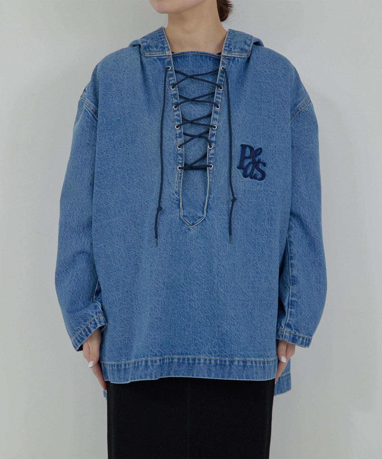 【PEAS】牛仔連帽衛衣