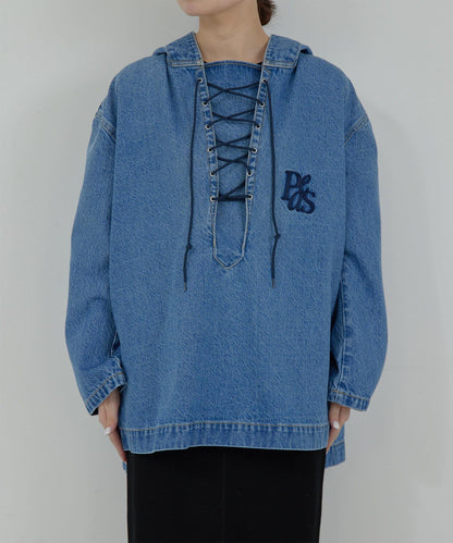 【PEAS】牛仔連帽衛衣