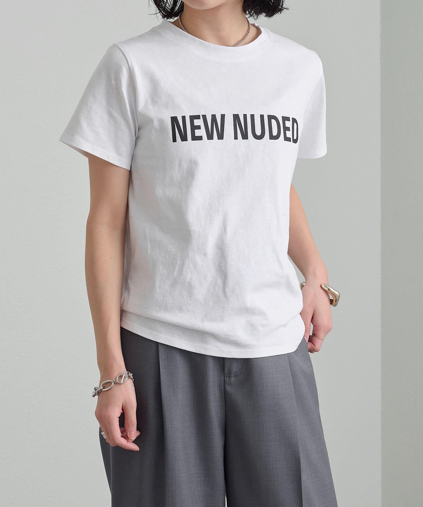 NEW NUDED T -> 新款裸色T恤