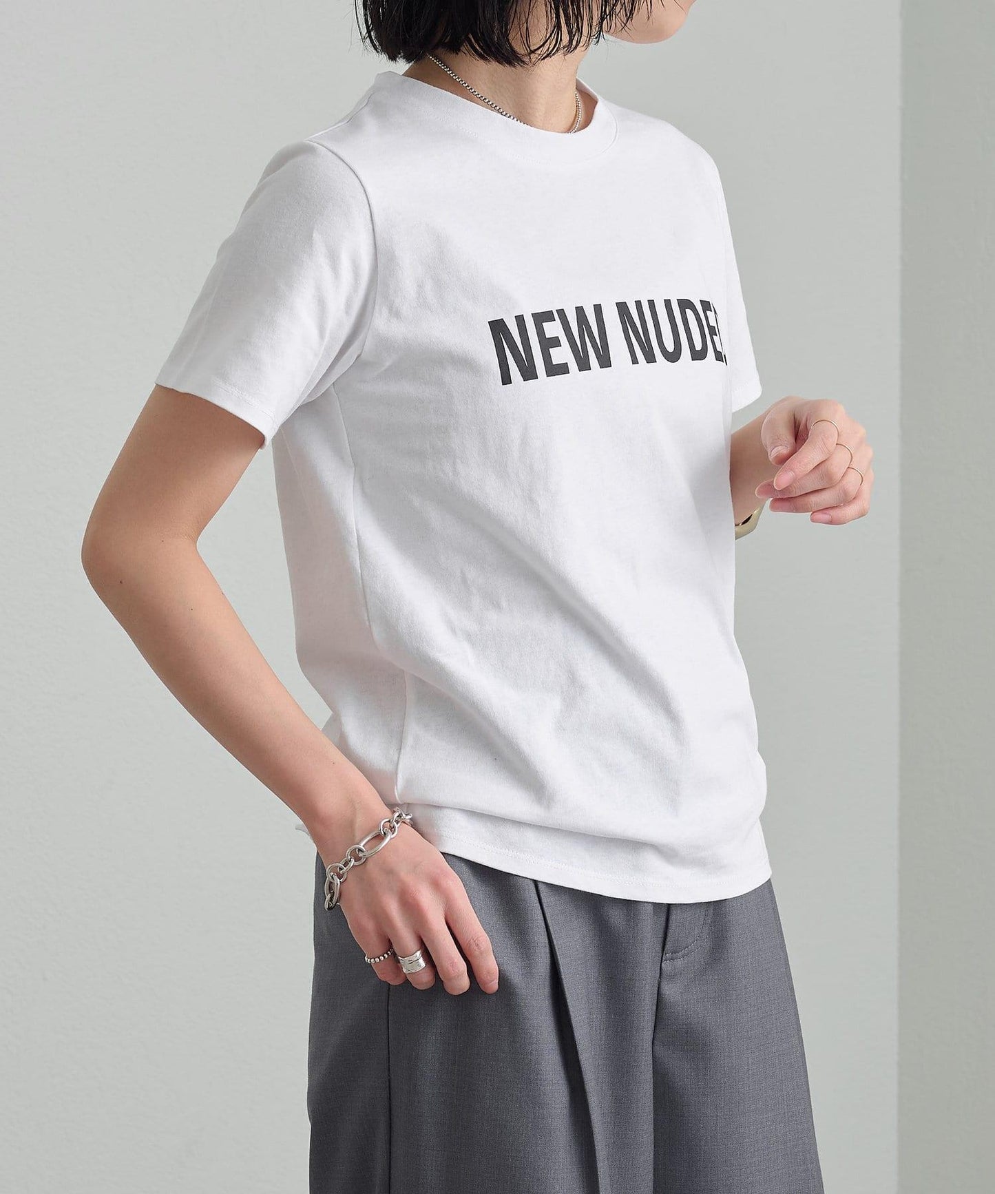 NEW NUDED T -> 新款裸色T恤