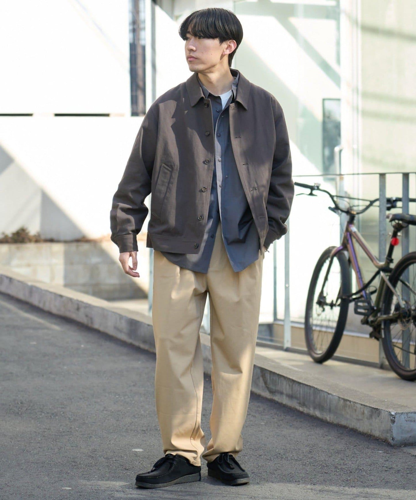 水洗棉寬鬆襯衫