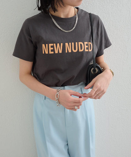 NEW NUDED T -> 新款裸色T恤