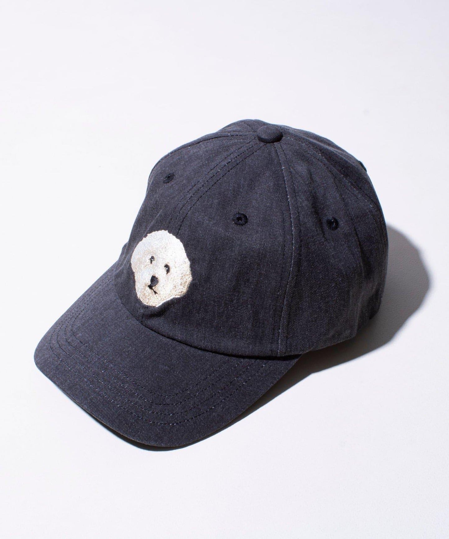 【GLOSTER】清洗後的狗刺繡帽
