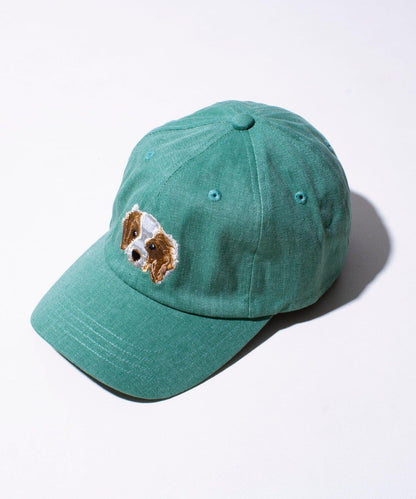 【GLOSTER】清洗後的狗刺繡帽