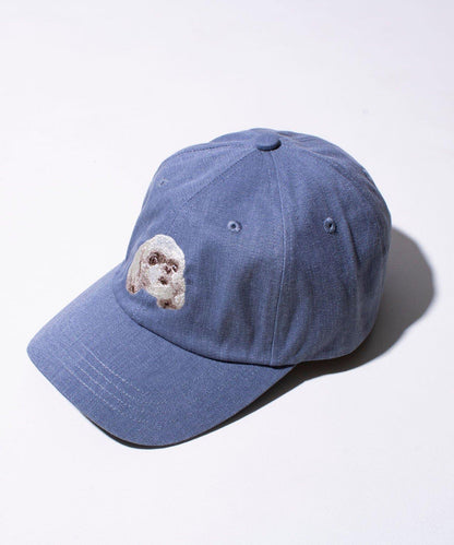 【GLOSTER】清洗後的狗刺繡帽