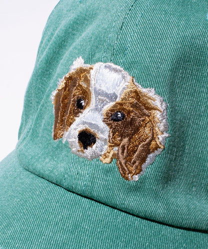 【GLOSTER】清洗後的狗刺繡帽