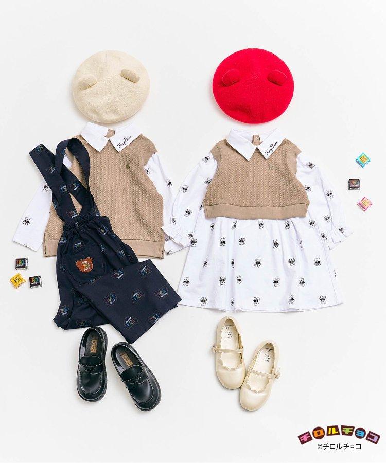 小熊連帽背心襯衫