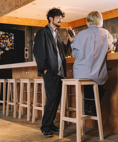 SMU PT-38 裝配 2褶 寬鬆 TR 褲