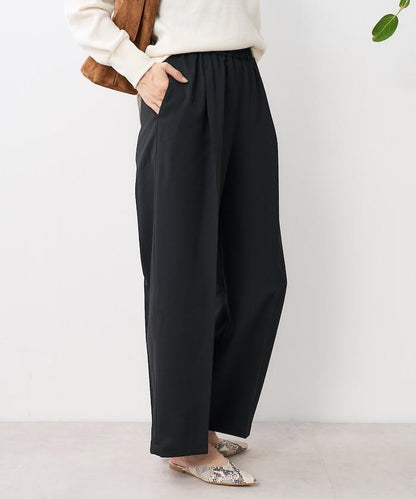 亞麻觸感 褶皺 寬鬆褲