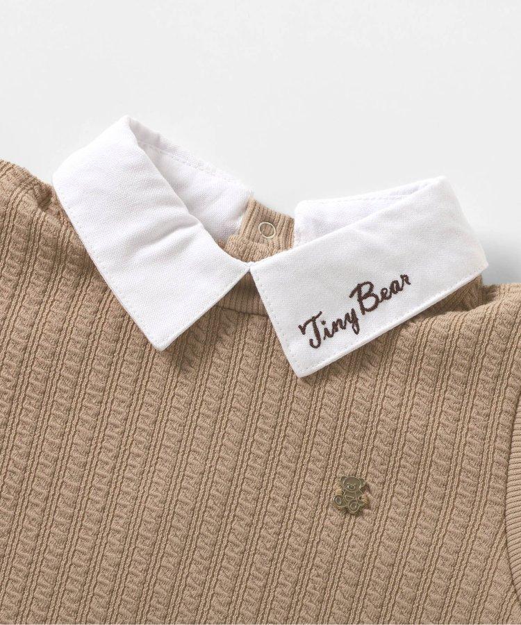 小熊連帽背心襯衫