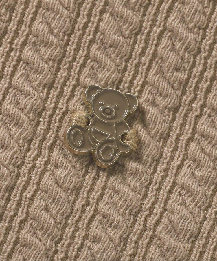 小熊連帽背心襯衫