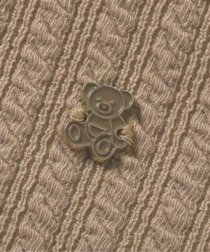 小熊連帽背心襯衫