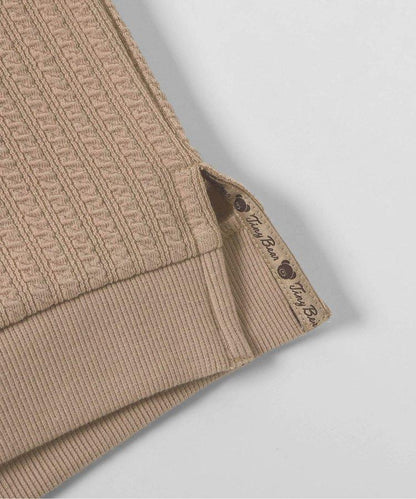 小熊連帽背心襯衫