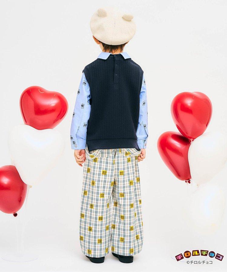 小熊連帽背心襯衫