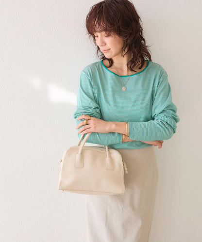 【既能優雅又能休閒】皮革波士頓