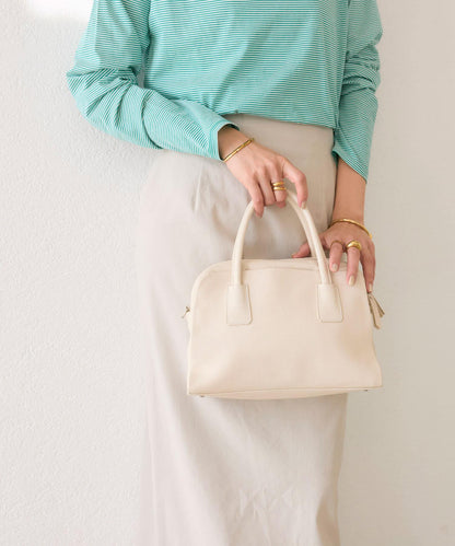 【既能優雅又能休閒】皮革波士頓