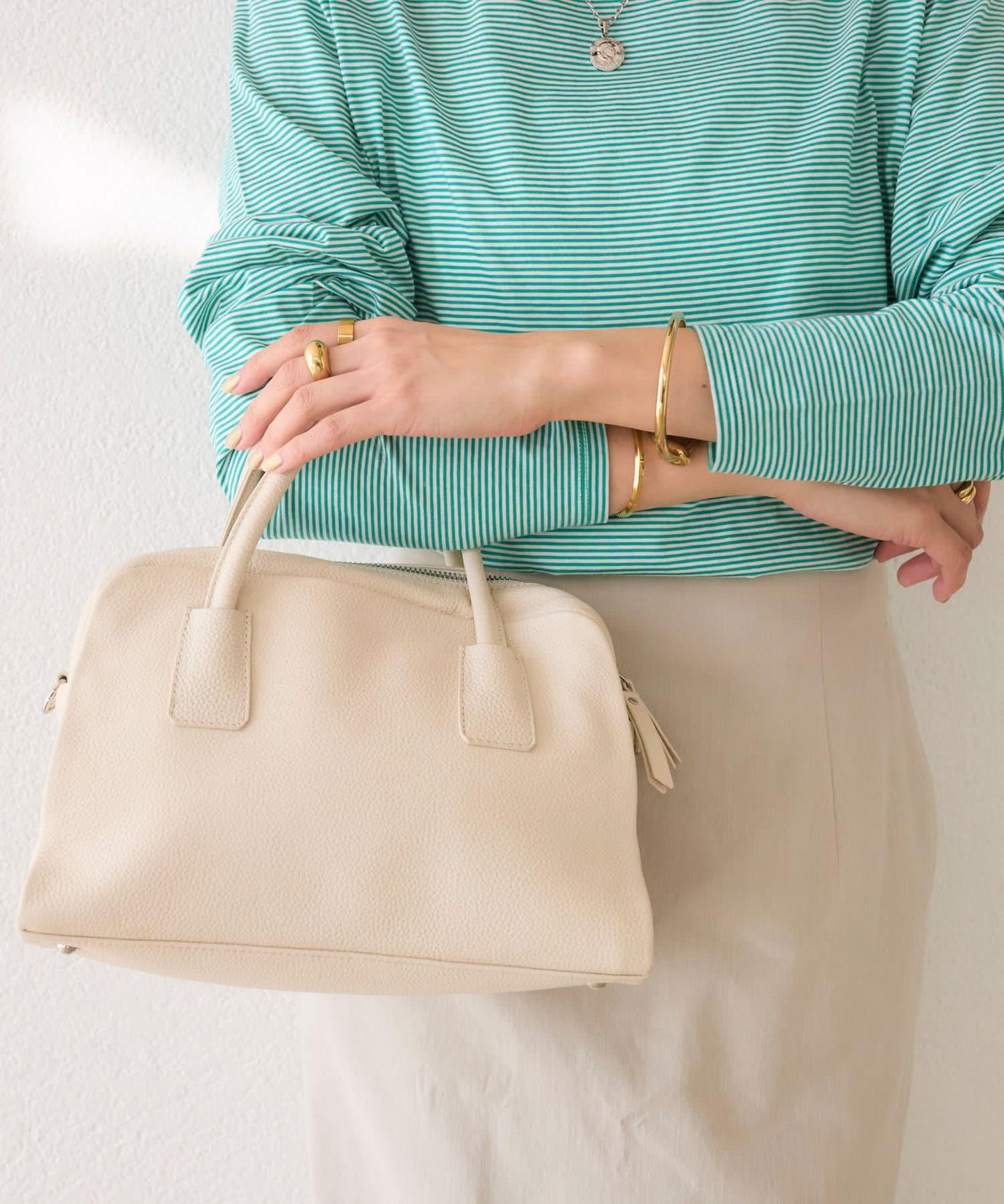 【既能優雅又能休閒】皮革波士頓