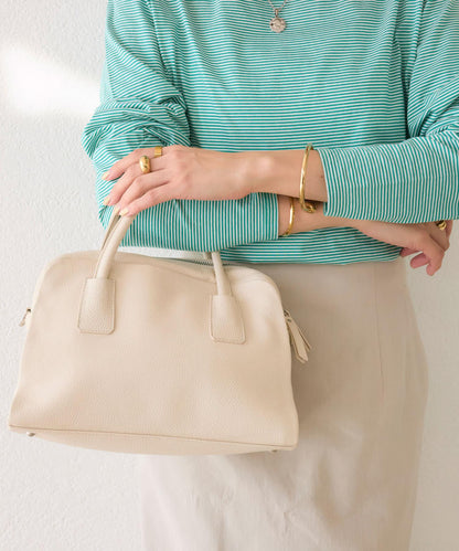 【既能優雅又能休閒】皮革波士頓