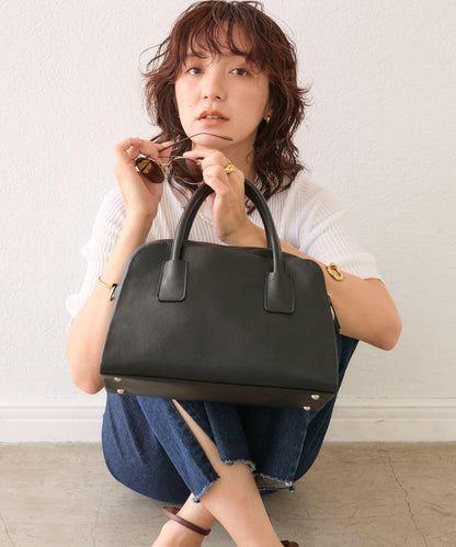 【既能優雅又能休閒】皮革波士頓