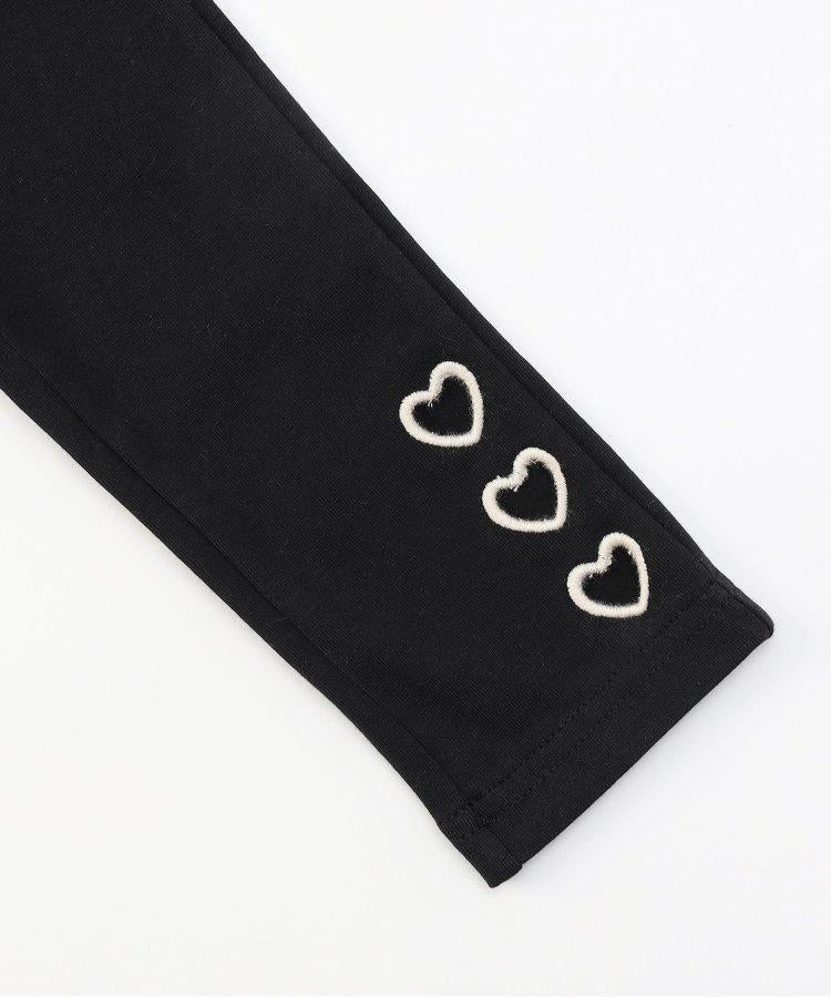 心形刺繡九分褲