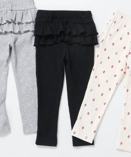 後排褶邊緊身褲｜7天風格褲 10分褲