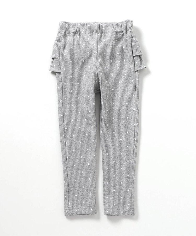 後排褶邊緊身褲｜7天風格褲 10分褲