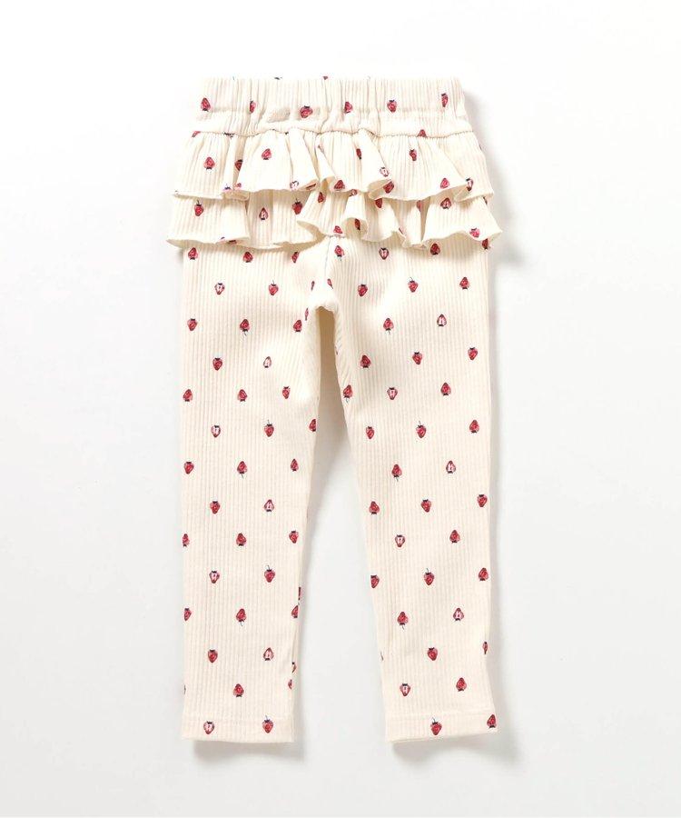 後排褶邊緊身褲｜7天風格褲 10分褲