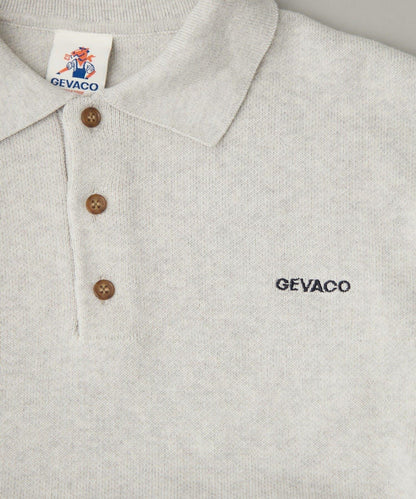 【GEVACO】長袖針織Polo衫