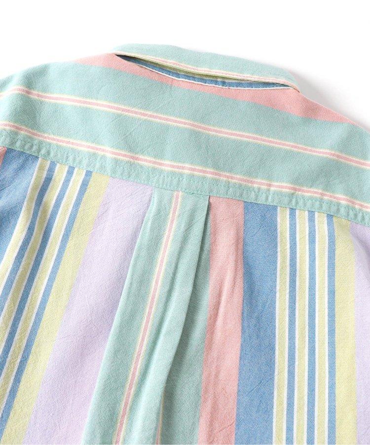 春季彩色條紋襯衫