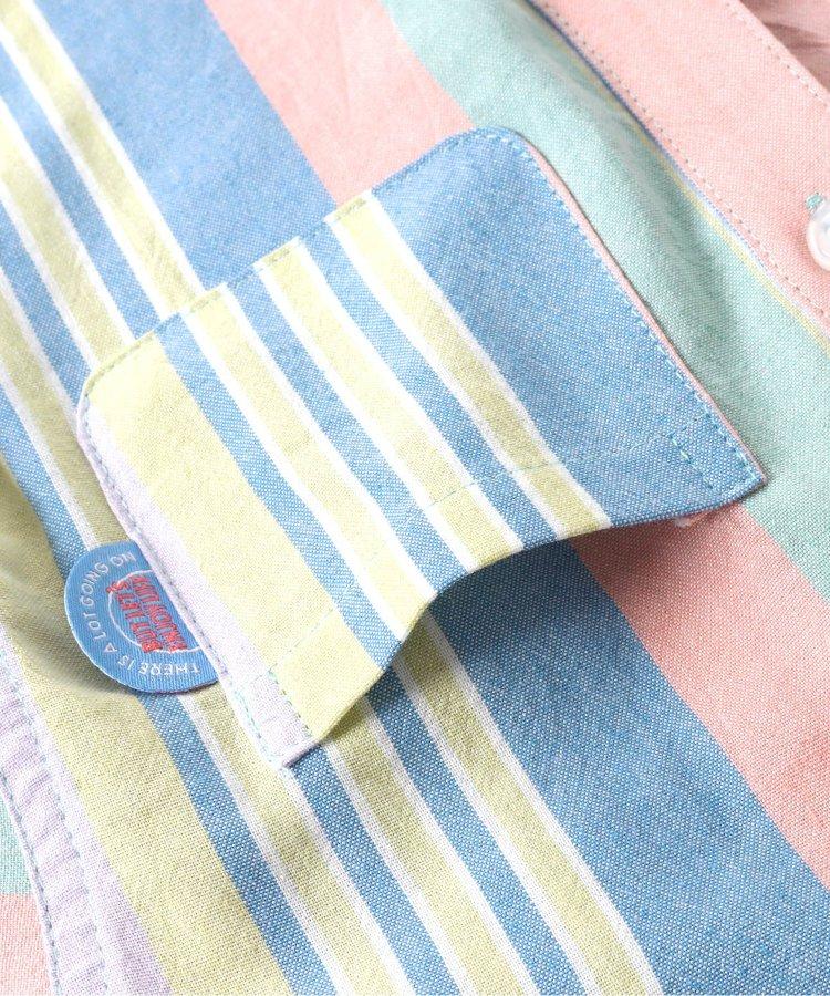 春季彩色條紋襯衫