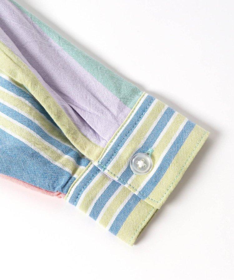 春季彩色條紋襯衫