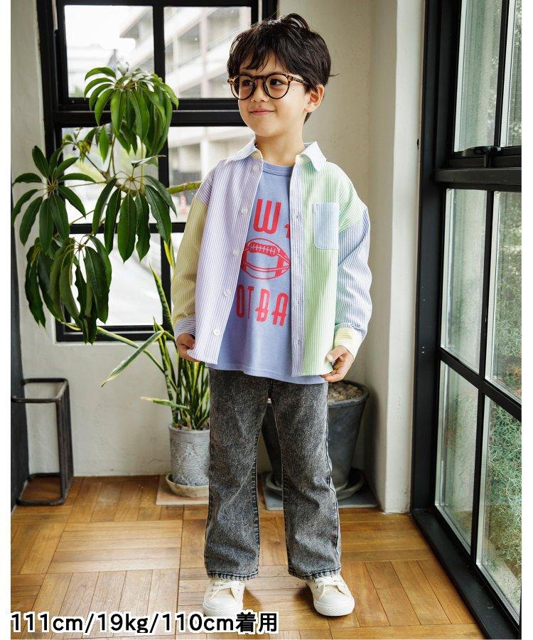 春季彩色條紋襯衫