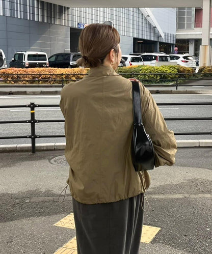 【廟宇計劃】雙面透明尼龍立領夾克