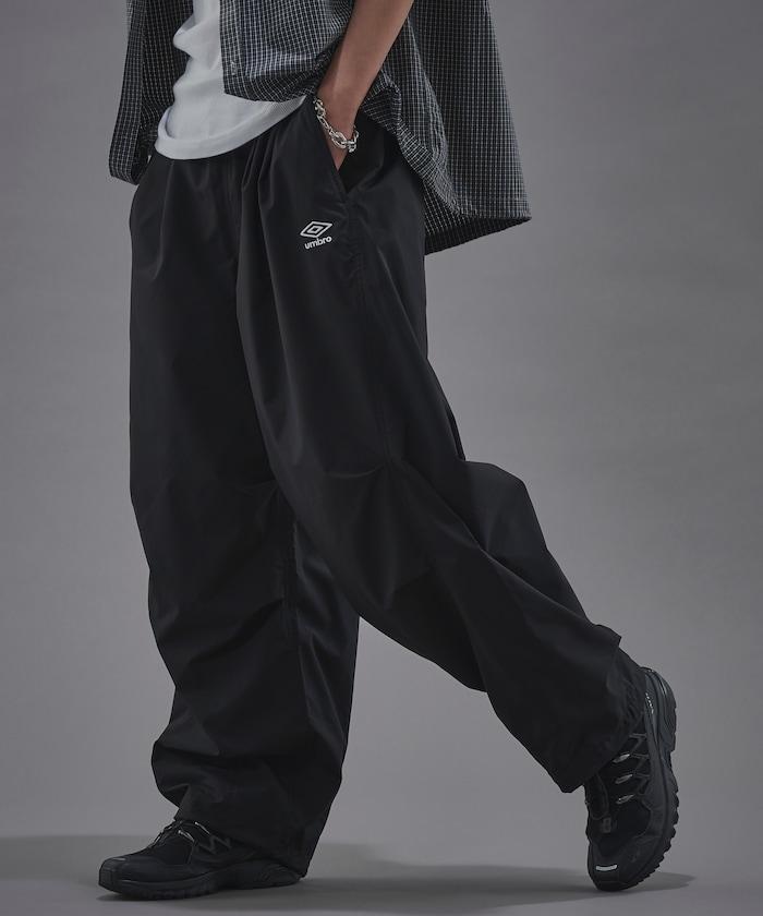 聯名 UMBRO 尼龍摺疊寬鬆長褲