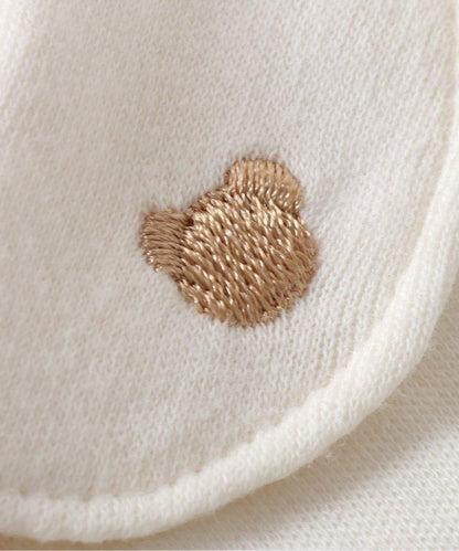 小熊領刺繡連身衣
