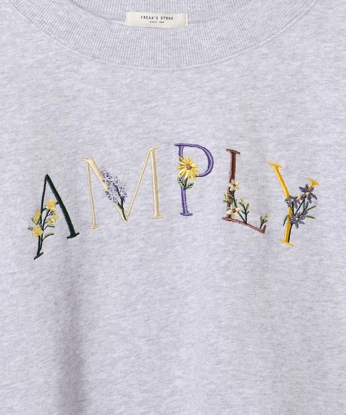花刺繡logo短款衛衣