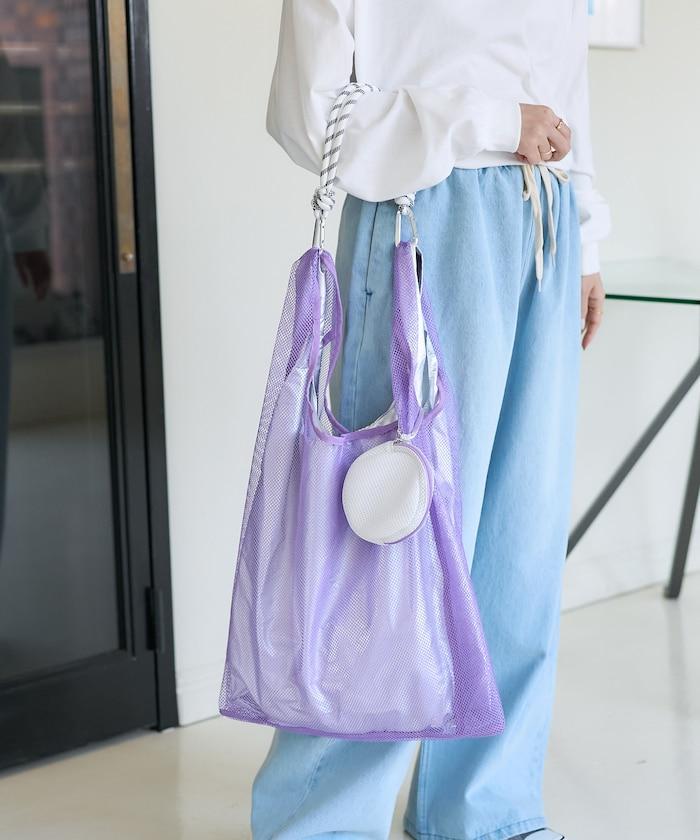 編碼肩 超薄網眼疊層包