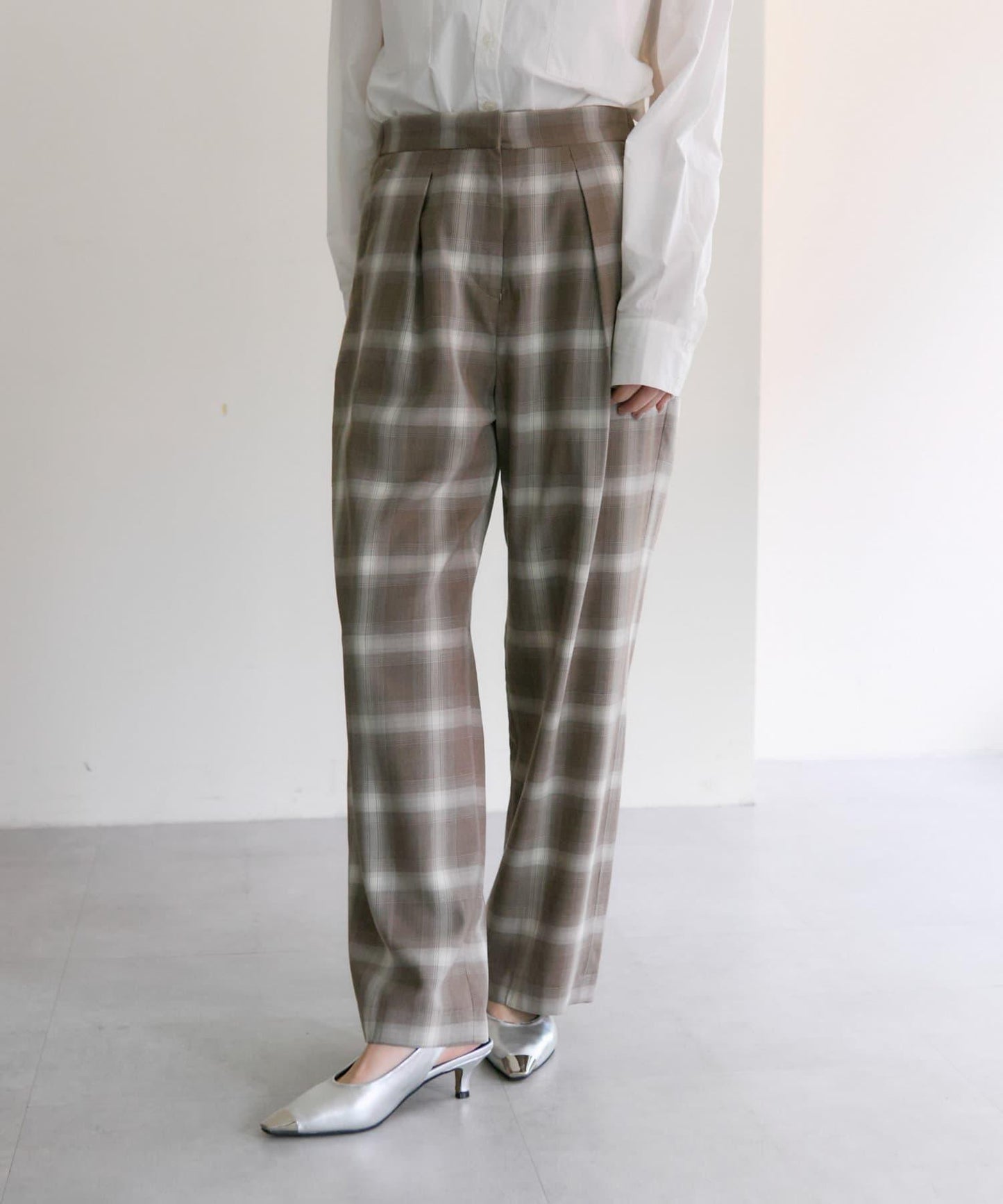 《套裝可穿著》格紋褲子【TOOLS × SUM1 STYLE(工具 × 史密斯風格)】