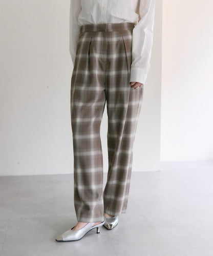 《套裝可穿著》格紋褲子【TOOLS × SUM1 STYLE(工具 × 史密斯風格)】