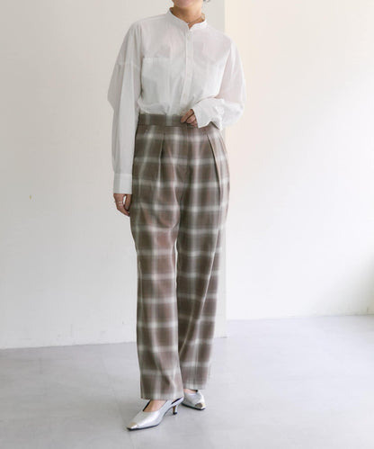 《套裝可穿著》格紋褲子【TOOLS × SUM1 STYLE(工具 × 史密斯風格)】