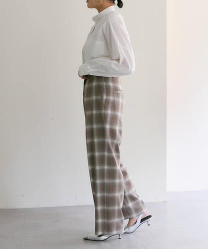 《套裝可穿著》格紋褲子【TOOLS × SUM1 STYLE(工具 × 史密斯風格)】
