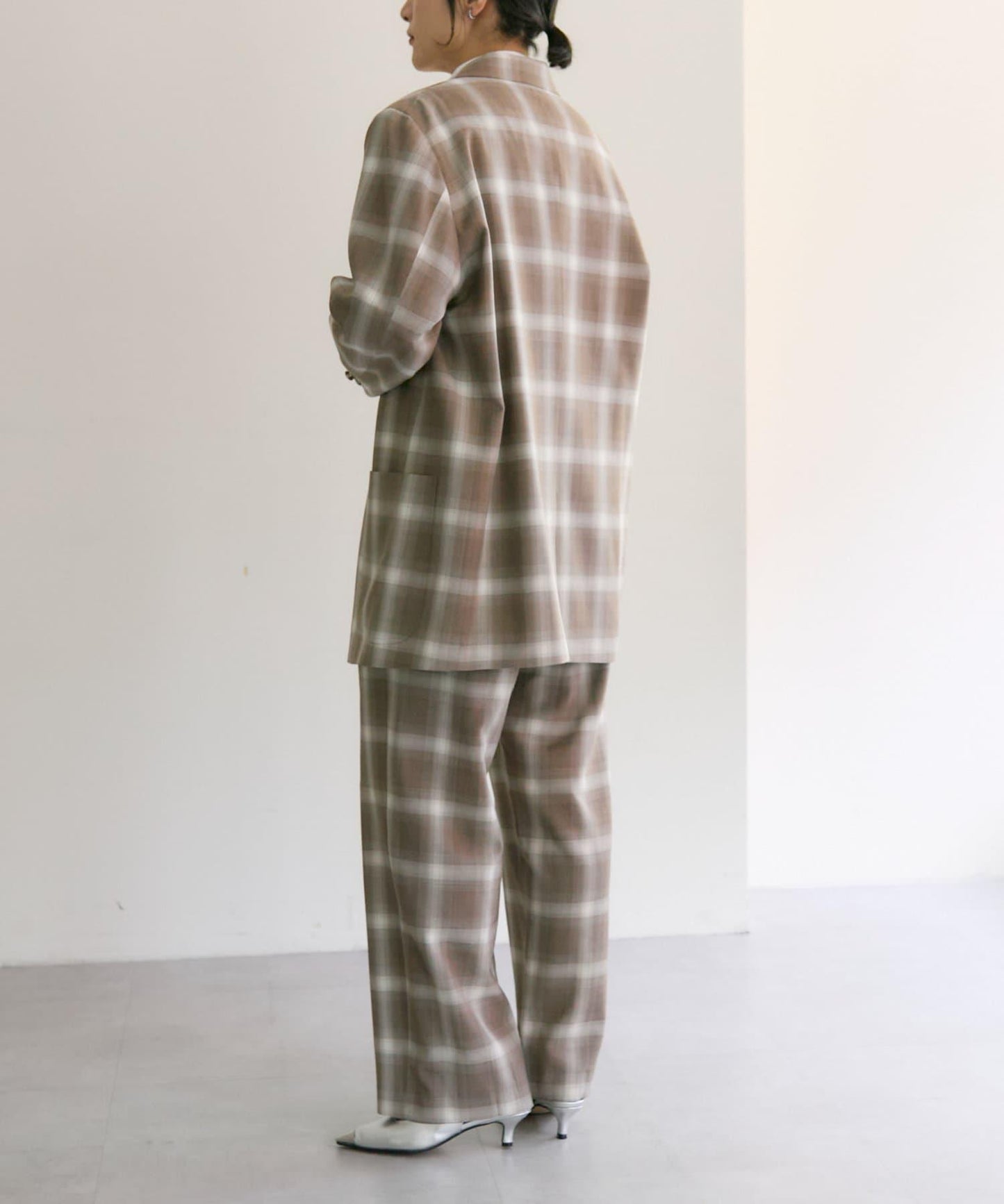 《套裝可穿著》格紋褲子【TOOLS × SUM1 STYLE(工具 × 史密斯風格)】