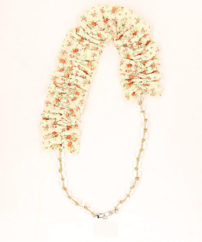 印花荷葉邊手機掛繩